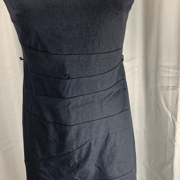 Alyx dress denim look dress lightweight career resortwear church classic event 4 - Picture 5 of 8